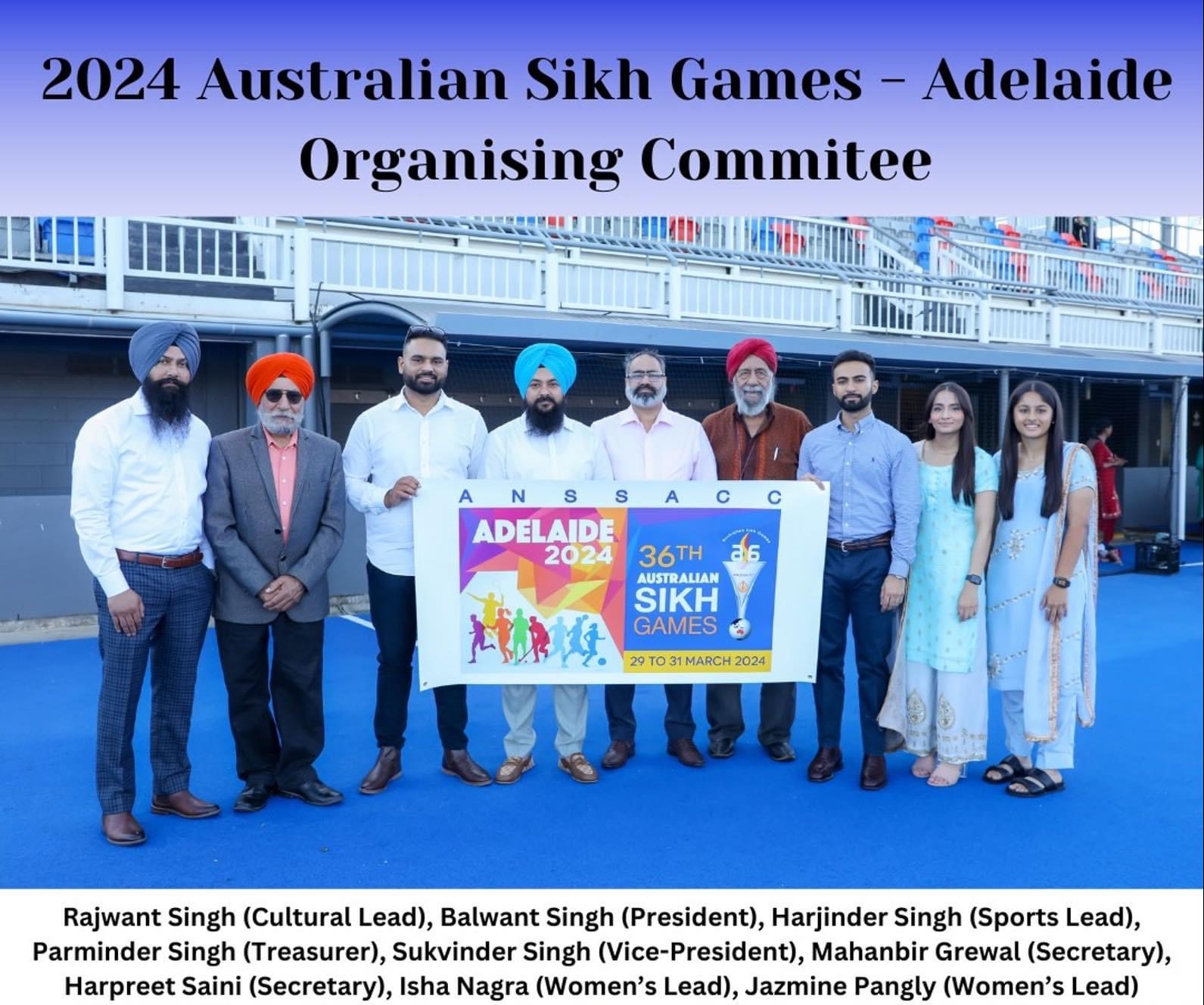 2024 Local Hosting Committee Australian Sikh Games